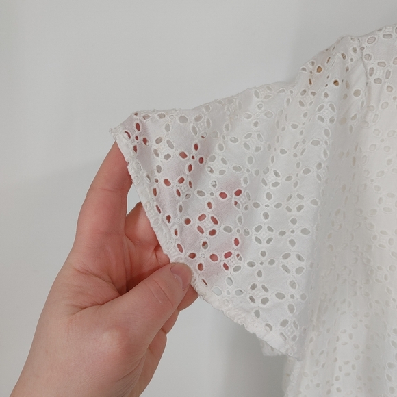 Ralph Lauren Cotton Eyelet Midi Dress - Picture 5 of 8